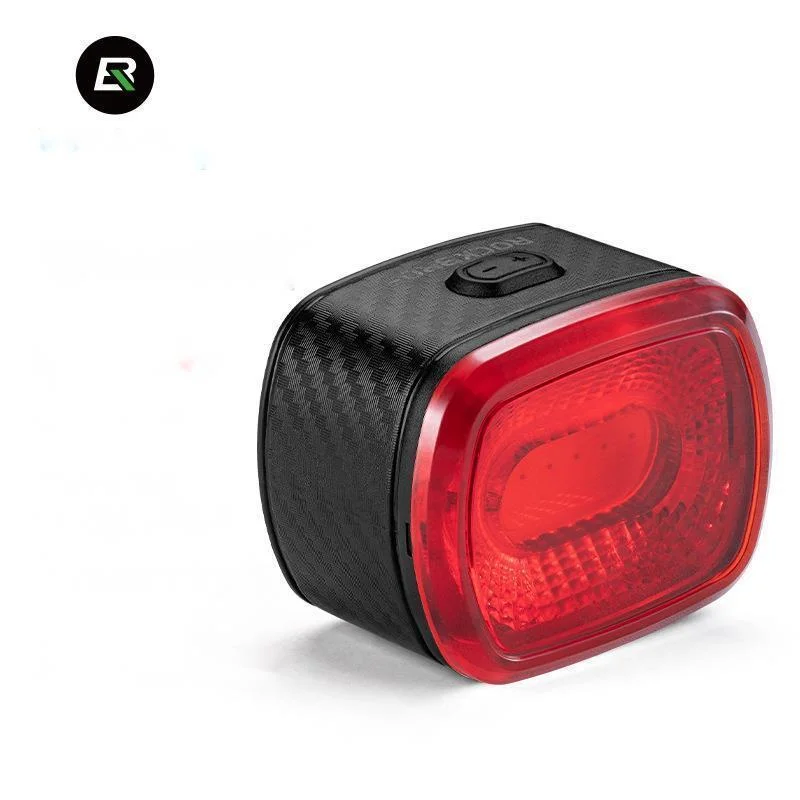 Rock Brothers Bicycle Night Taillight Intelligent Sensing Brake Light Mountain Road Bike Riding Equipment Accessories_voghion.com