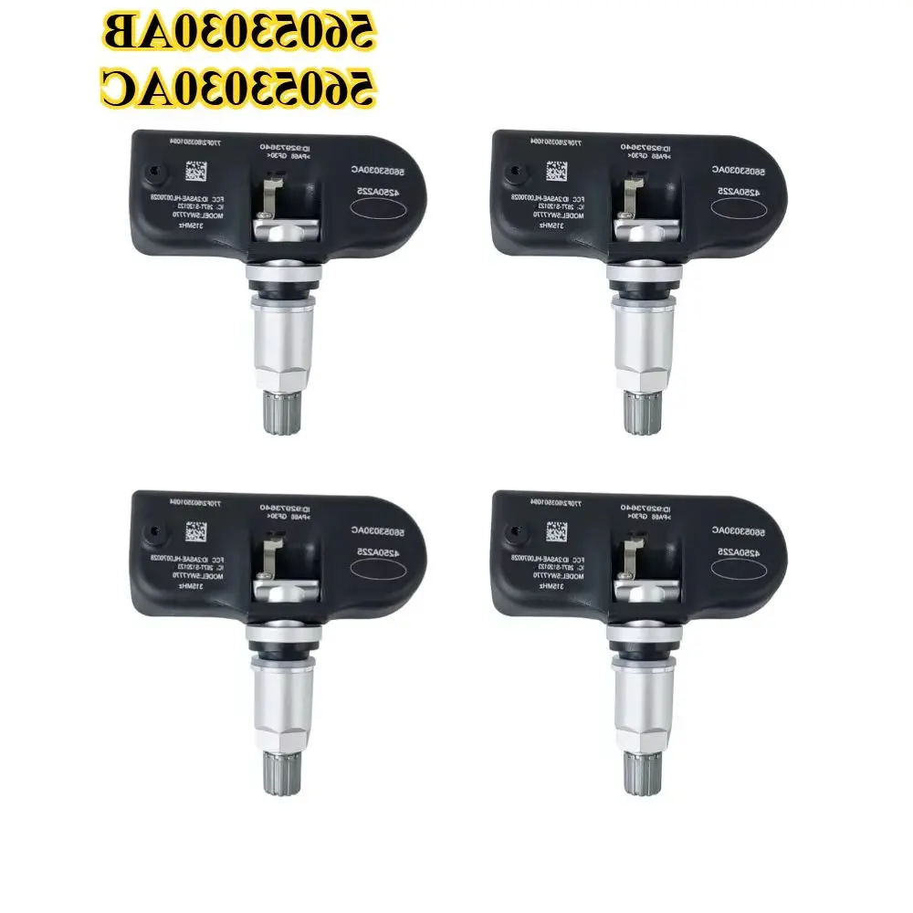 

4x 56053030AC 315 МГц TPMS датчик давления в шинах для Dodge Avenger Charger Chrysler 200 Pacifica Jeep Compass Liberty 56053030AB