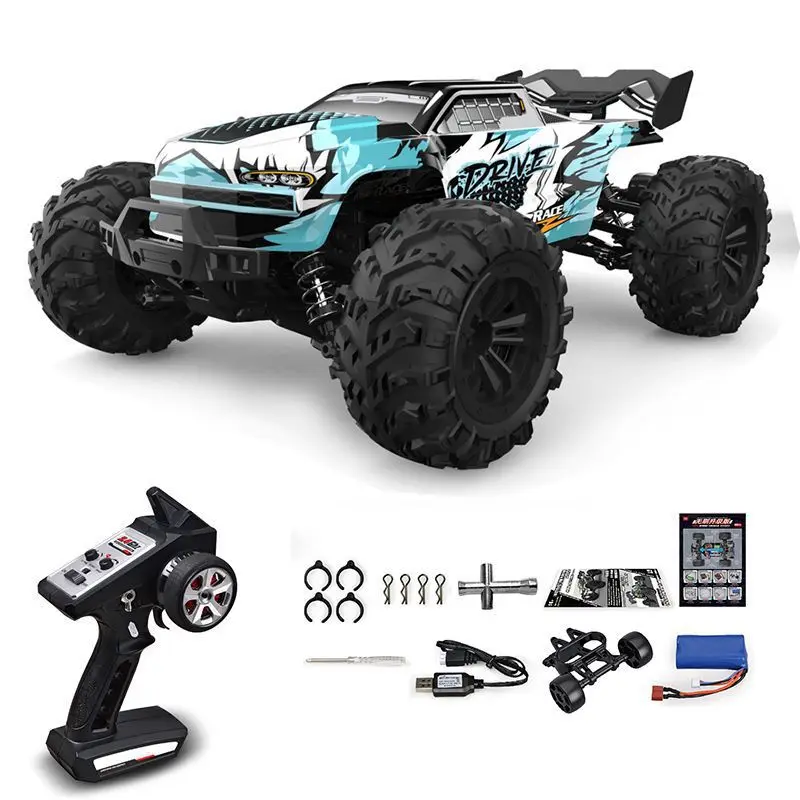 4WD 1/16 Brushless High-Speed R/C Off-Road Truck 2.4G Remote Control R/C truggy RTR Rock Crawler 4WD 70Km/H with Led light