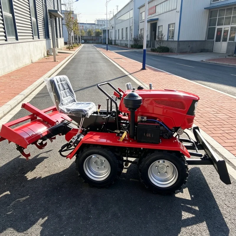 

Customized New Farming Machinery, Full-scenario Deep Tiller, Hot-selling Four-wheel Cultivator, CE Certified Wheeled Tiller