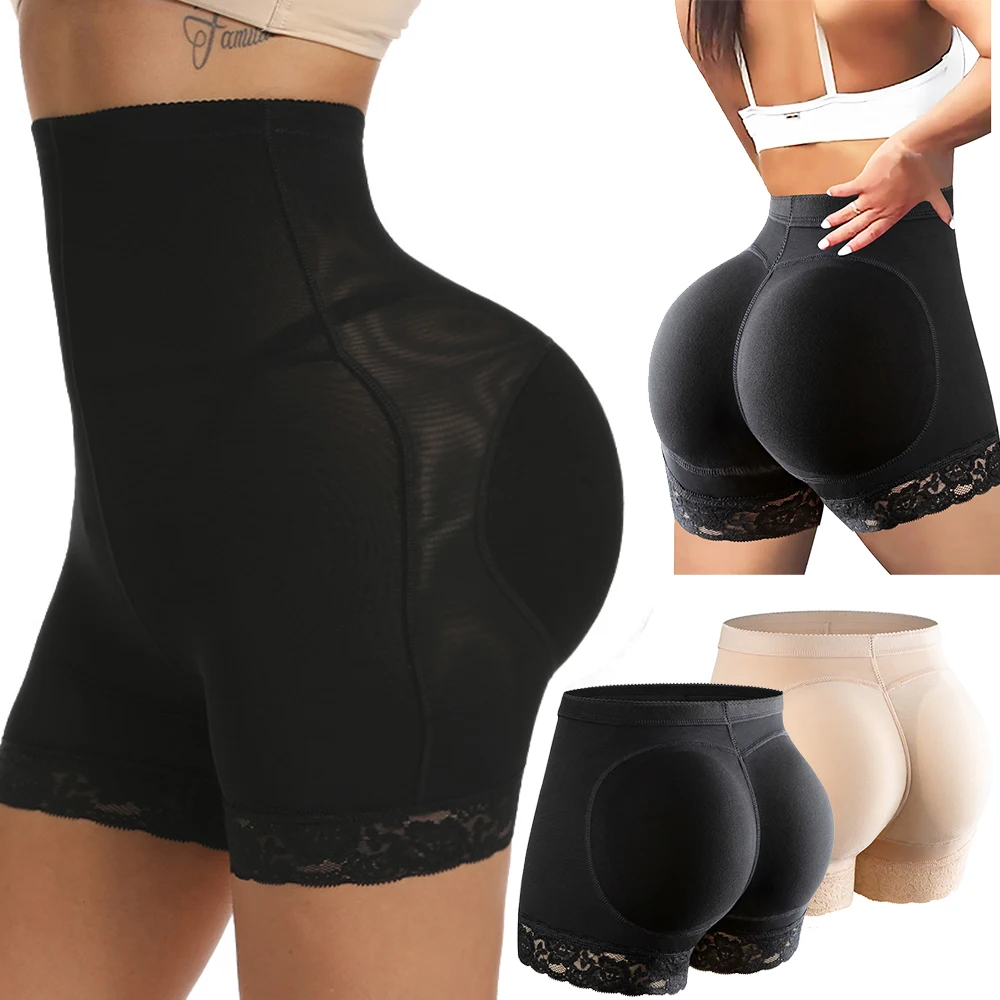 Butt Lifter Shaper kobiety majtki z wyściółką bielizna wyszczuplająca urządzenie do modelowania sylwetki Hips Up Butt Enhancer seksowne majtki modelujące brzuch