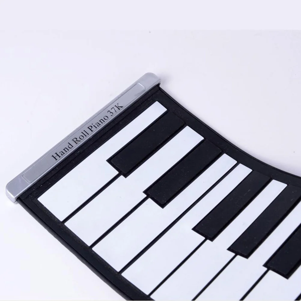 

1Pcs 37-Key Electronic Piano for Toddlers Multicolor Sound Effects 100 Tones 100 Rhythms Silver Early Education Music Instrument