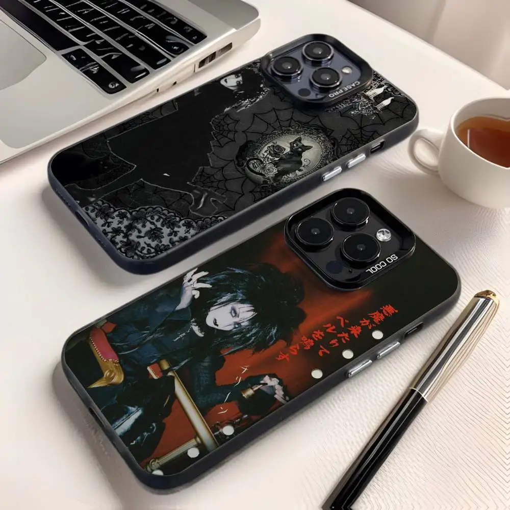 

Malice Mizer Rock Phone Case For iPhone 16,15,14,13,12,11,8,7,Pro,Max,Plus,Mini,XS,SE Anti Fall Black Matte Hard