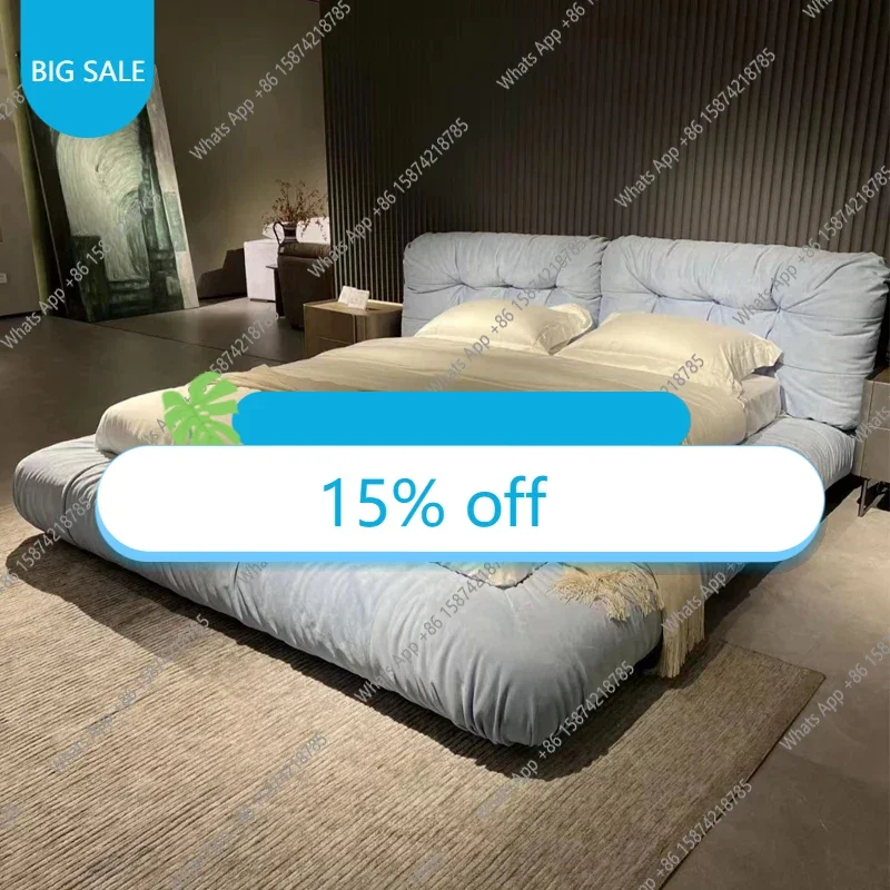 

YX скандинавская простая дизайнерская кровать, эстетика, современный каркас, свадебная удобная кровать, модная маленькая семейная кровать Cama De Casal, скандинавская мебель