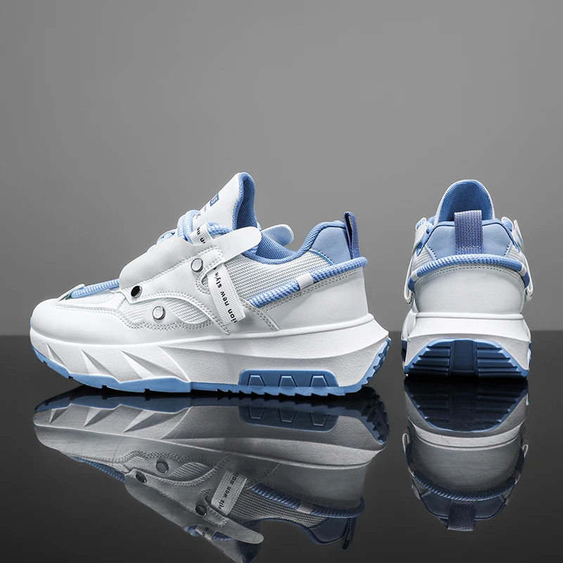 Fashion Shoes For Men White Casual Sneakers Male Sport Walking Shoes Platform Manโs Sneakers Street Style