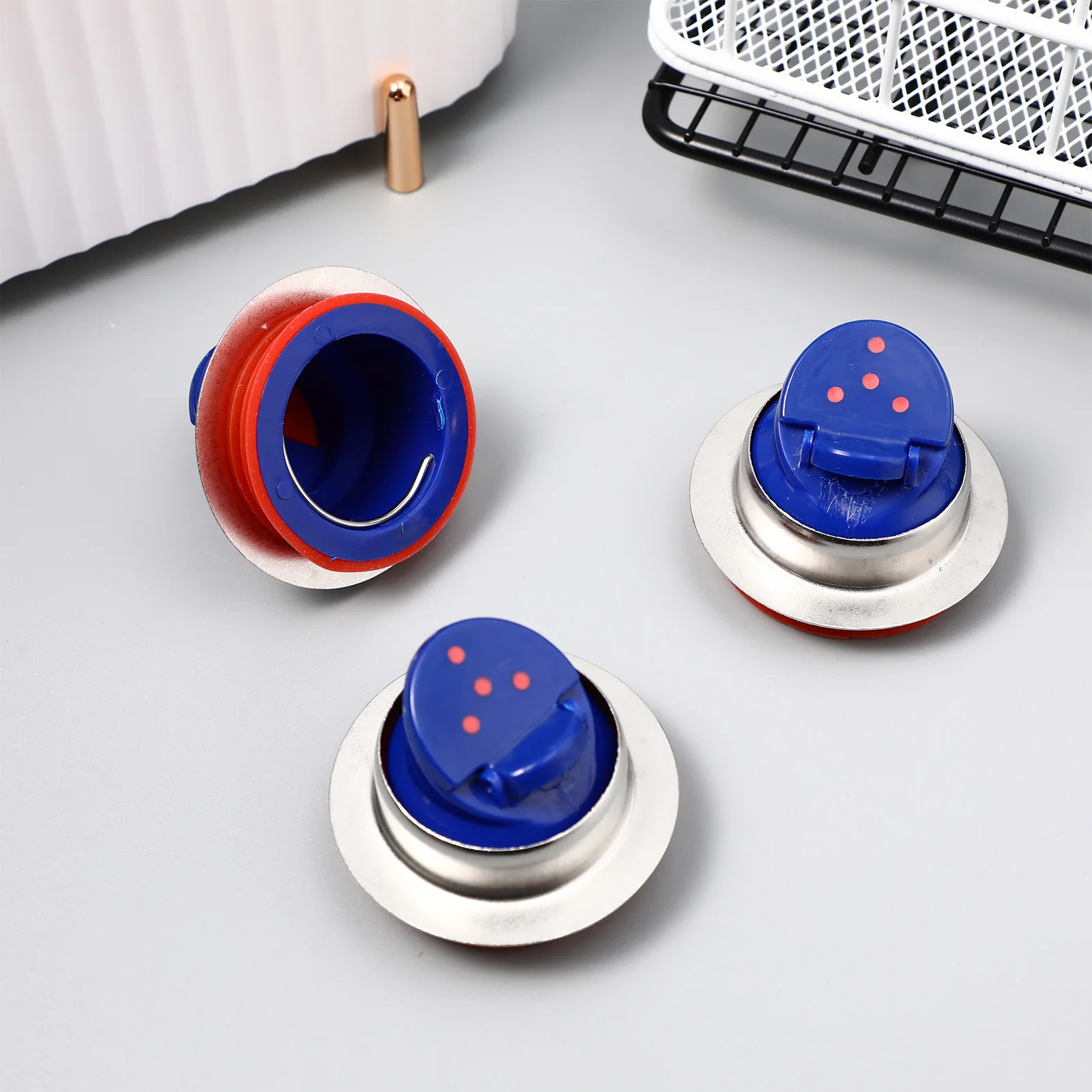 

4pcs Floor Drain Cover Set Premium ABS 360Degree Anti Odor Insect Proof Large Flow 39 45mm Floor Drain Sewer Backflow Preventer