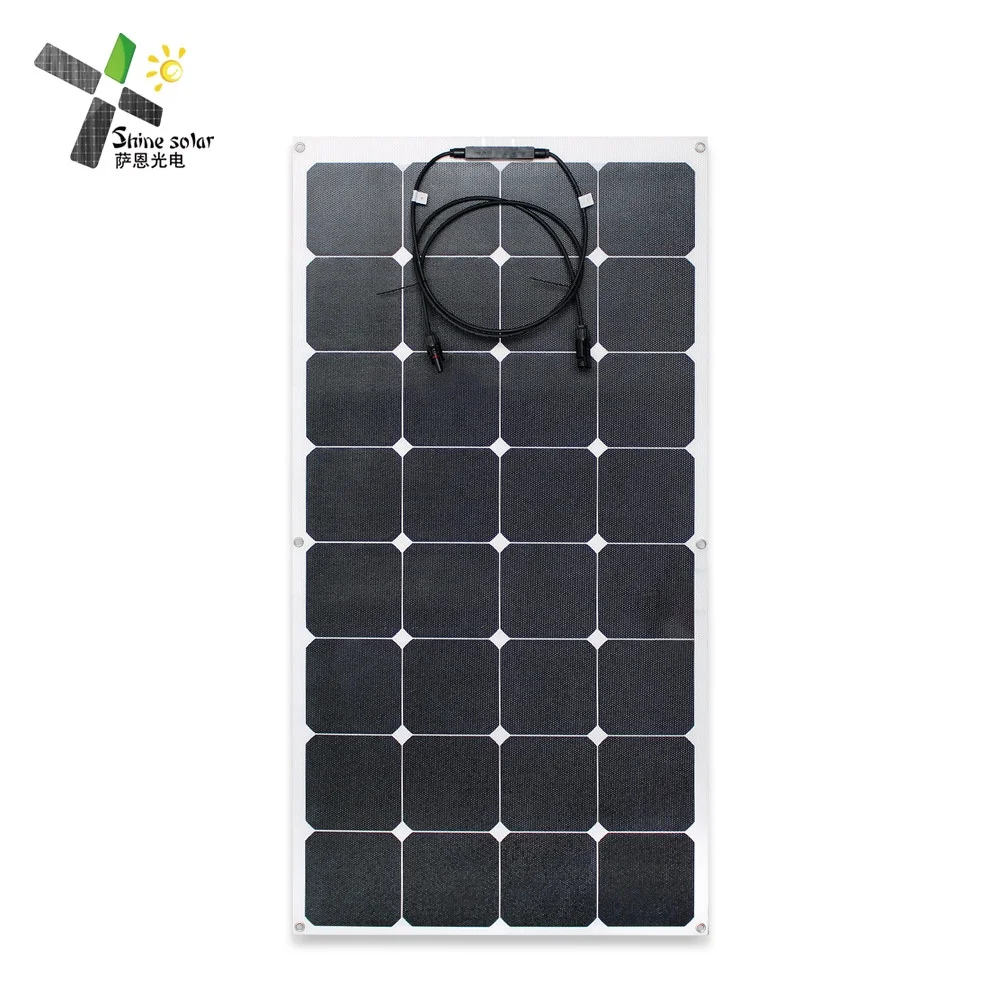 ETFE SUNPOWER 120w 150w flexible solar panel for RV boat