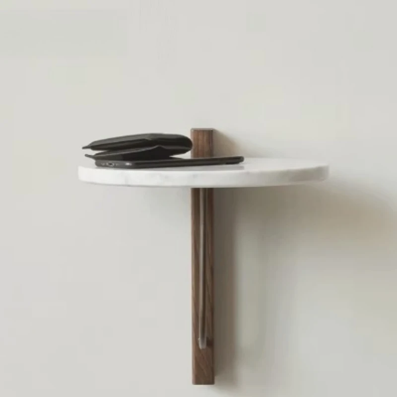 

Wall Shelf Light Side Table BedroomMinimalist Headboard Corner Table for Model Room