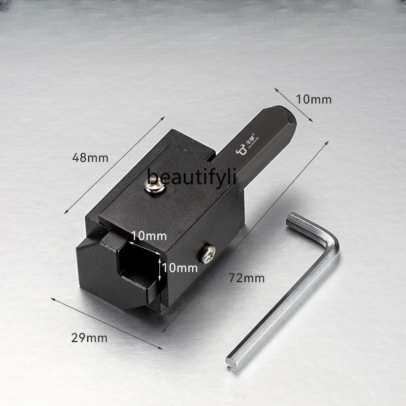 zq Woodworking Right Angle Chisel Household Square Door Lock Aluminum Alloy Embedded Hinge Groove