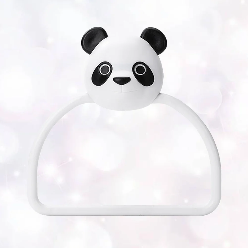 

Panda Towel Shelf Traceless Design Easy Install Bathroom Home Storage Organizer Cute Attractive Exquisite Detail