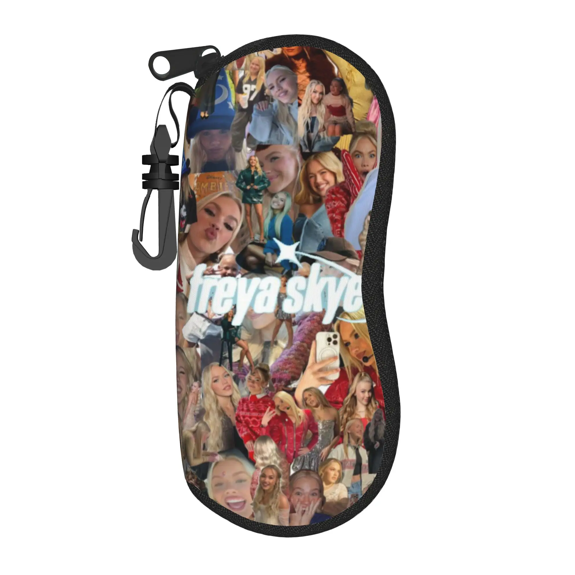 Freya Skye tour Glasses Case Women Fashion Zipper  Eyeglasses Protector Ins Glasses Box