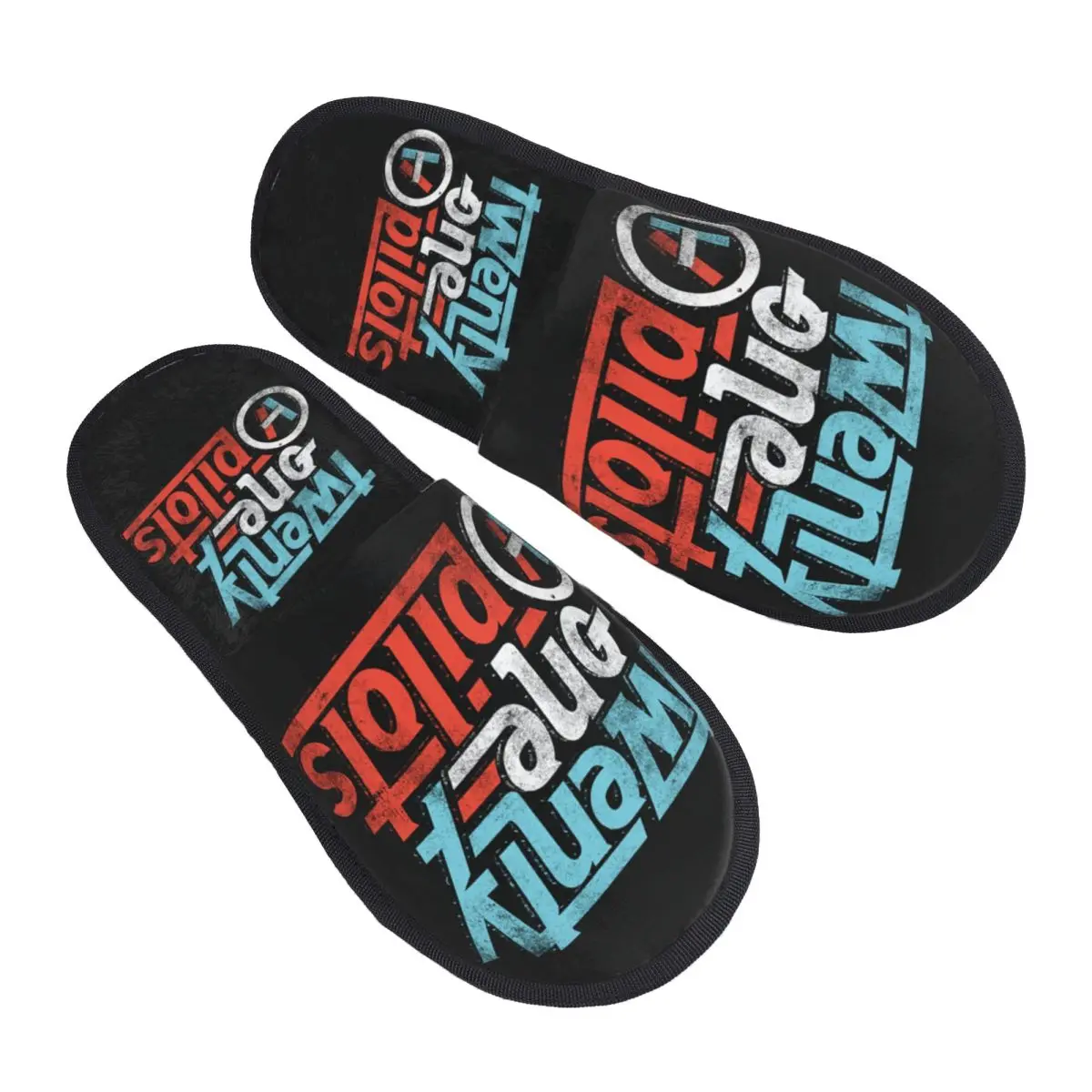 Custom T-Twentys One P-Pilots Hot Logo Guest Slippers for Bedroom Women House Slipper