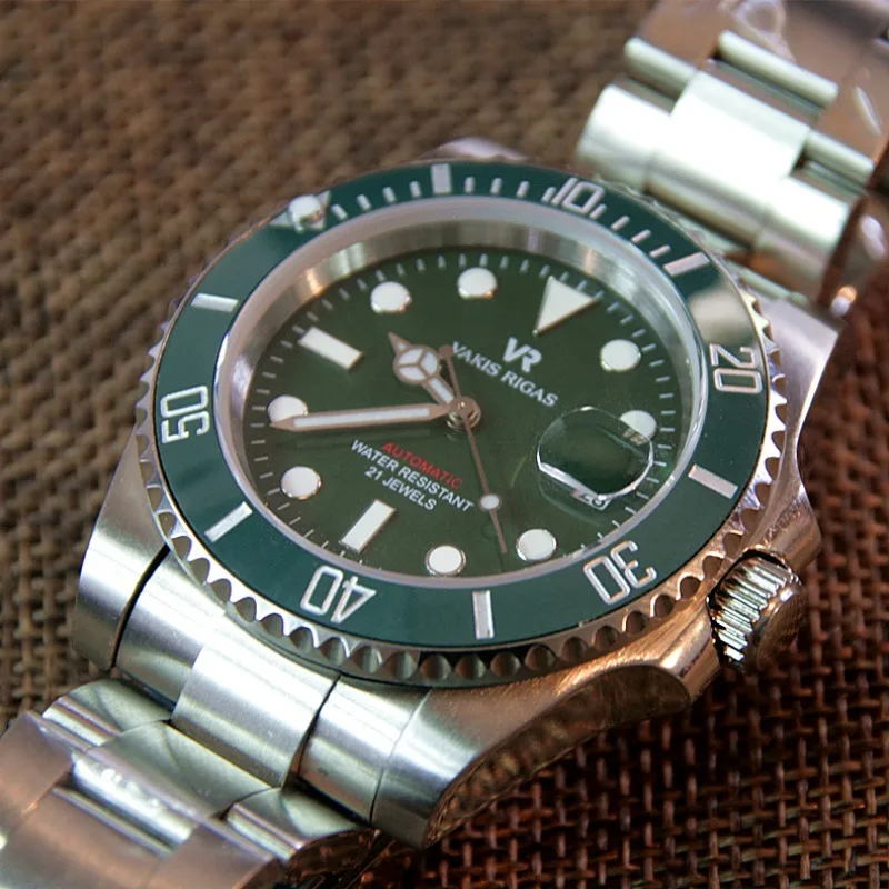 Montre de plongée mécanique automatique pour hommes, mouvement Dandong 2813, lumineux, étanche, sport de plein air