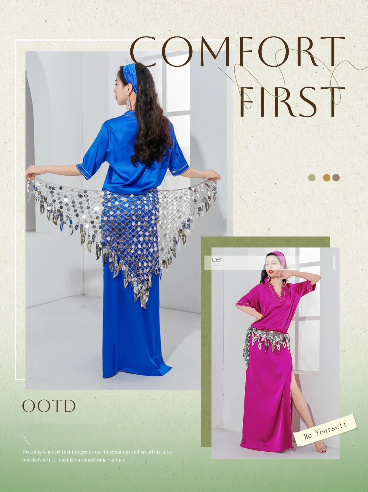 

Платье для восточной танцовщицы, женское платье для танца живота, Galeshe Dance, костюмы для танца живота, легкий роскошный фолк-балади, атласный халат с горячими бриллиантами