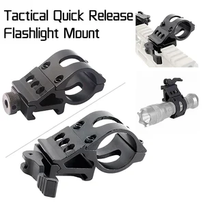 Quick Release Offset Lantern Mount Holder, Picatinny Rail, 45 ° Vision, Hunting Gun Mount accessories, 20mm, 25.4 millimeters 10 Main Sales Trail Picatinny 20mm - №4