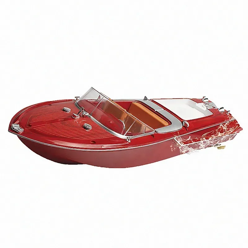 New Big Size RC Speed Boat High-Horsepower Electric Yacht Cruise Model Racing Boat Boy Water Classic Retro Toy Boat Boy Gift