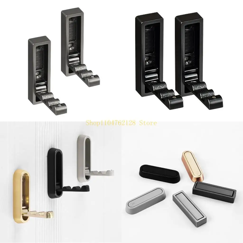 

Set Of 2 Space Saving Foldable Wall Hook Wall Mounted Foldable Hook Simple Installation for Towels Coat & Purses best sale