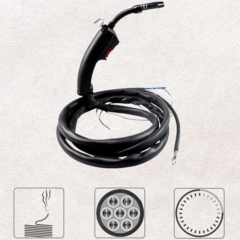 AA84 Mig Mag آلة لحام/ملحقات المعدات Binzel 14Ak شعلة لحام لمعدات لحام Mig Mag مع كابل 4M