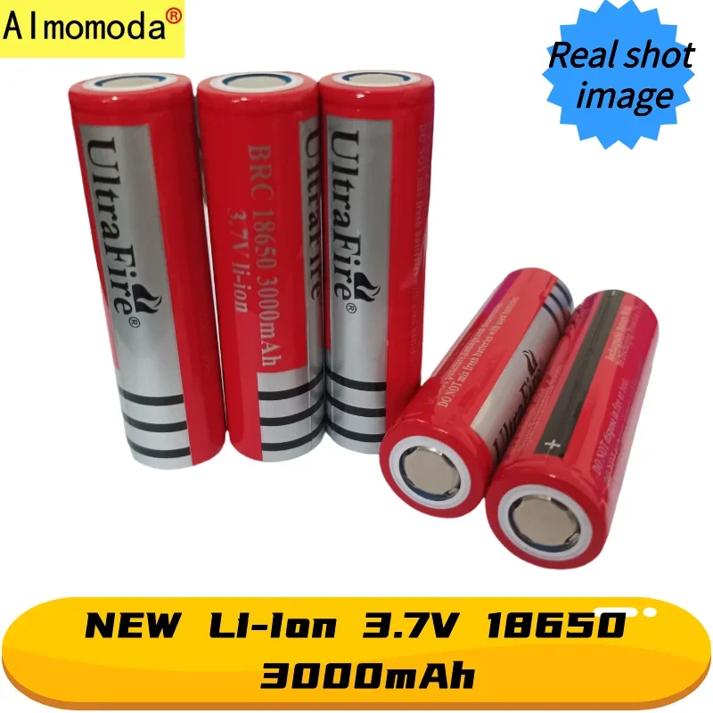 

2024Authentic 18650 lithium 3000mAh rechargeable 3.7V large capacity imported battery, durable and brand new with free shipping