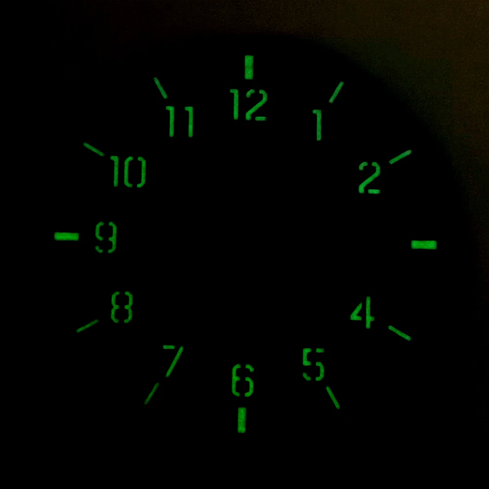 

Customized 33.8mm Dial NH35 Watch Dial Face Fit For NH35 NH36 Movement 33.8mm Green Luminous Watch Faces Dial