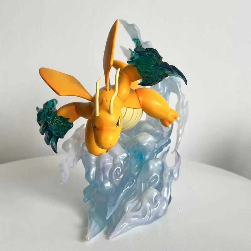 17cm Pokemon Dragonite Dragon Claw Anime Figurka Model Gk Statua Dzieci Kolekcja Dekoracja Pulpitu Ozdoba Zabawki Prezenty