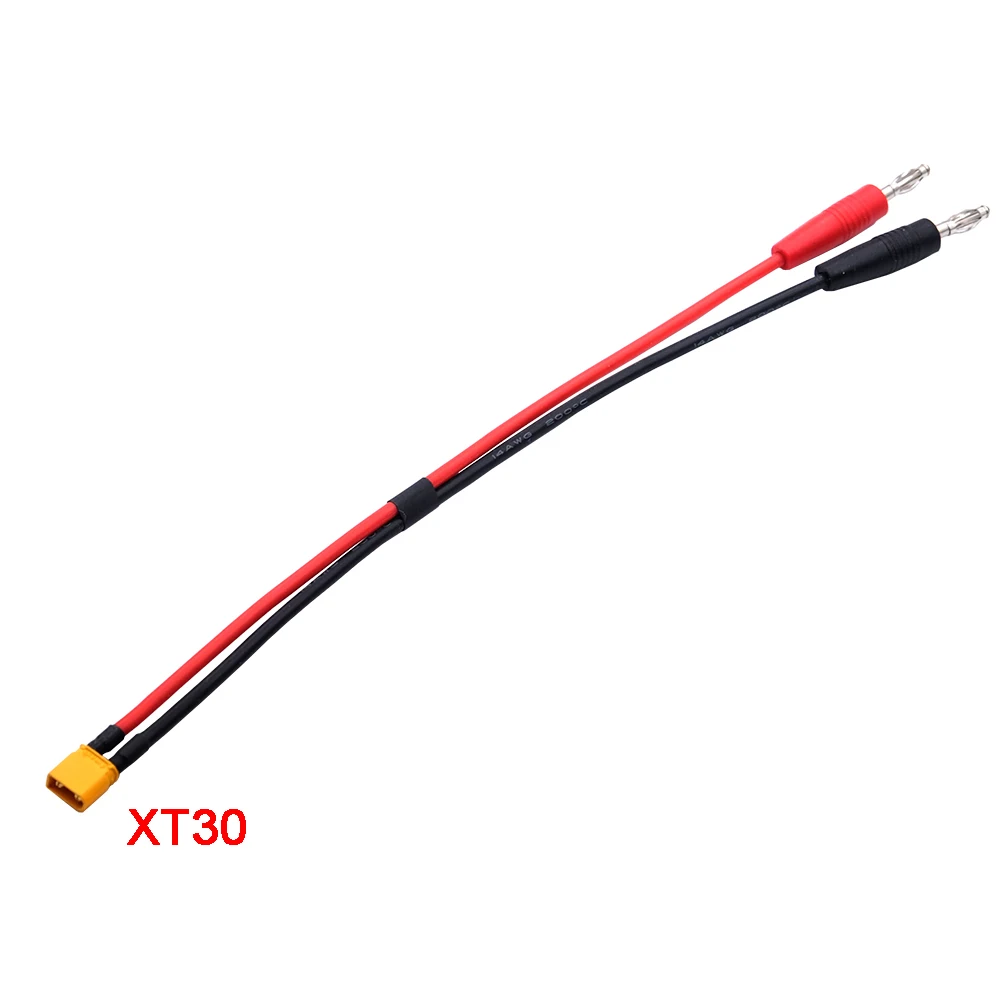 AMASS XT30 do 4mm złącza bananowego do ładowarek IMAX B6 B6AC B8 bateria Lipo kabel do ładowarki