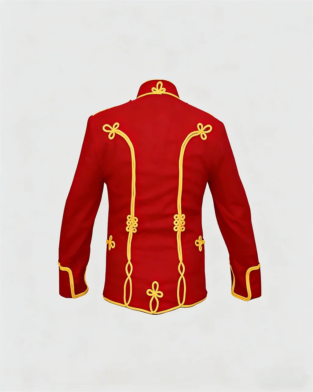 Historical Men's Military Napoleonic Hussars Cosplay Royal Blue/Red/Green/Black Jakcet Gold Braiding Coat Custom Made - view 2