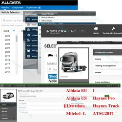 2026 Alldata Online Software Alldata US Haynes Truck For All Data IDXIdentifi x Workshop Repair Automatic Updates Cardata