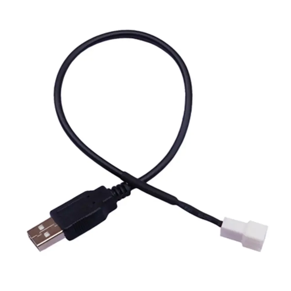 

USB A Male to 2 Pin Case Fan Adapter Connector Cable for PC Desktop Computer