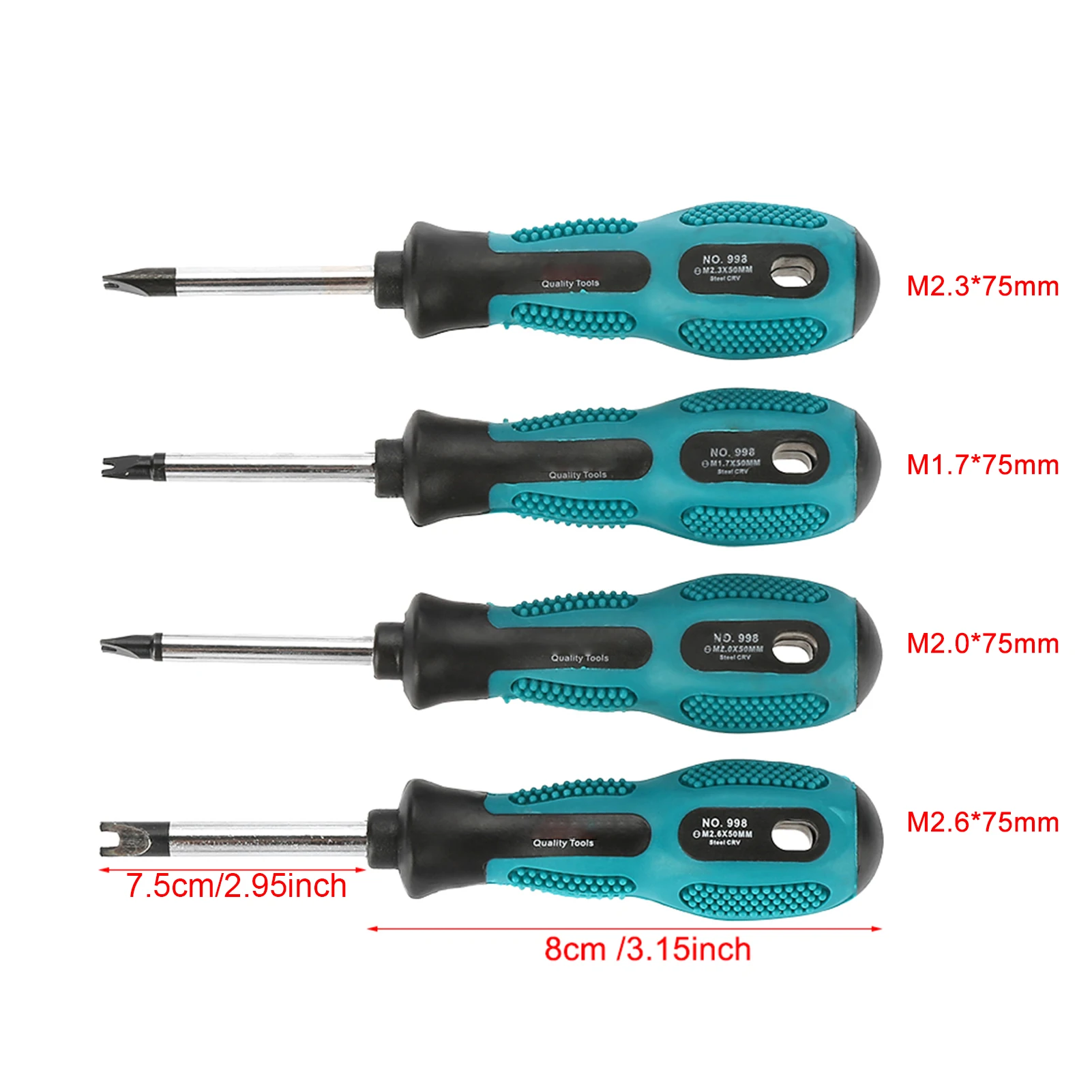 U Fork Type Magnetic Screw Driver CRV Multifunctional Hand Tool Screwdriver Set Fork Type Screwdriver U Type Screwdriver