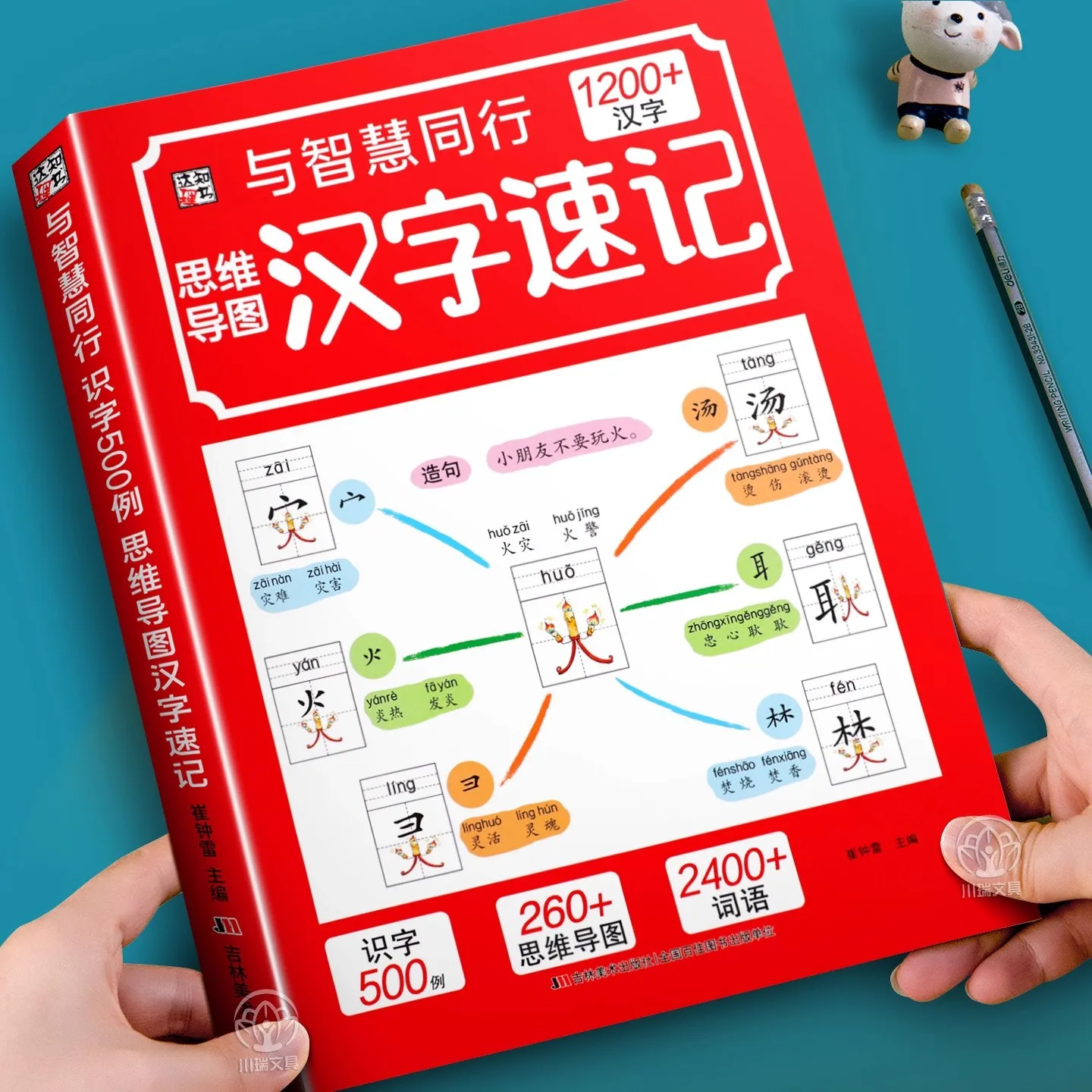 Mind Map Chinese Shorthand 1200 Words, Elementary School Students Make Sentences with Chinese Radical Words