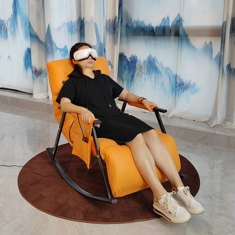 

Лидер продаж, офисное и домашнее кресло для релаксации шиацу, 3D массажное кресло-качалка, рабочее кресло с сообщением