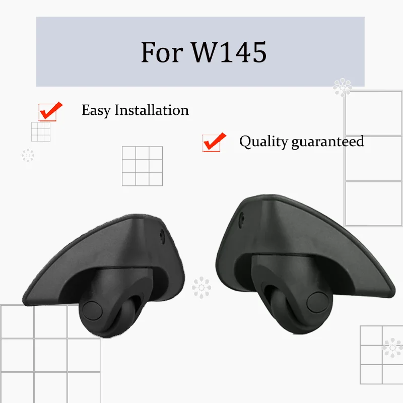 

For W145 Ultra-Quiet Swivel Casters Thickened Rubber for Wear Resistance and Slip Prevention 360-Degree Smooth Rotation
