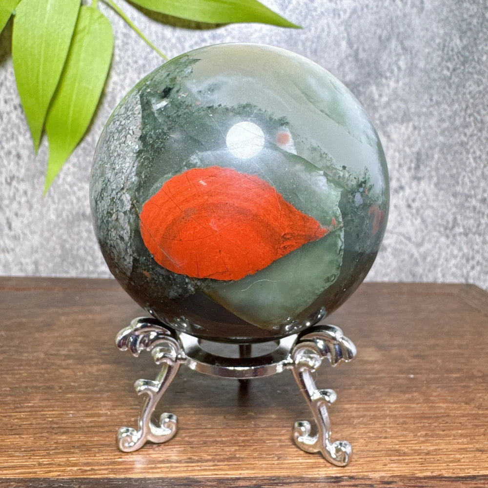 Natural Blood Stone Sphere Cry - Home Decor Za review and price
