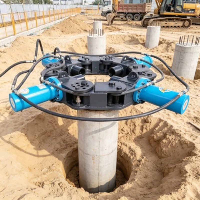 Pile Head Cutter 400-1200mm Cast-in-Place Pile Long Service Life Building Foundation