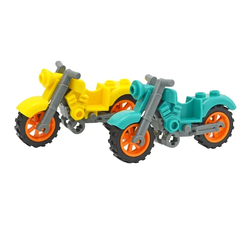 SWAT militar SUV City modelo bloques de construcción accesorios vehículos campestres motocicleta MOC Moto piezas juguetes para niños