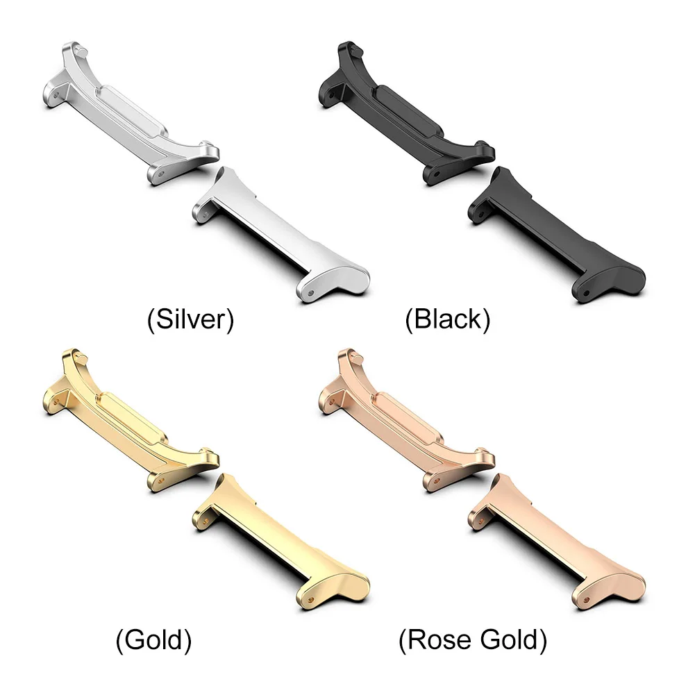 2 PCS Adapter Metal Watchband Connector Stainless Steel Watch Band Connector Adapter for Samsung Galaxy Watch 7 Ultra 47mm Watch