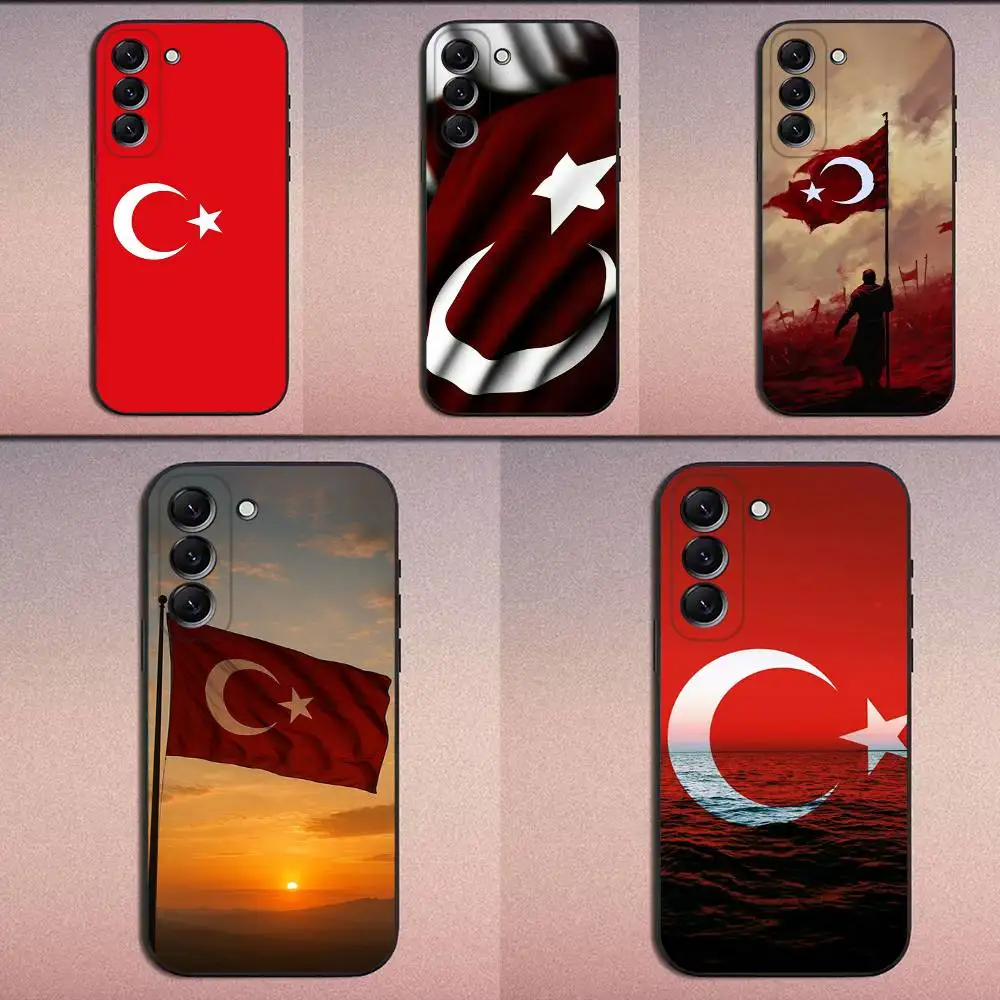 

Turkey Turkish Flag Phone Case For Samsung Galaxy A20,A21s,A22,A31,A32,A52,A53,A72,73,A80 Soft Black Cover