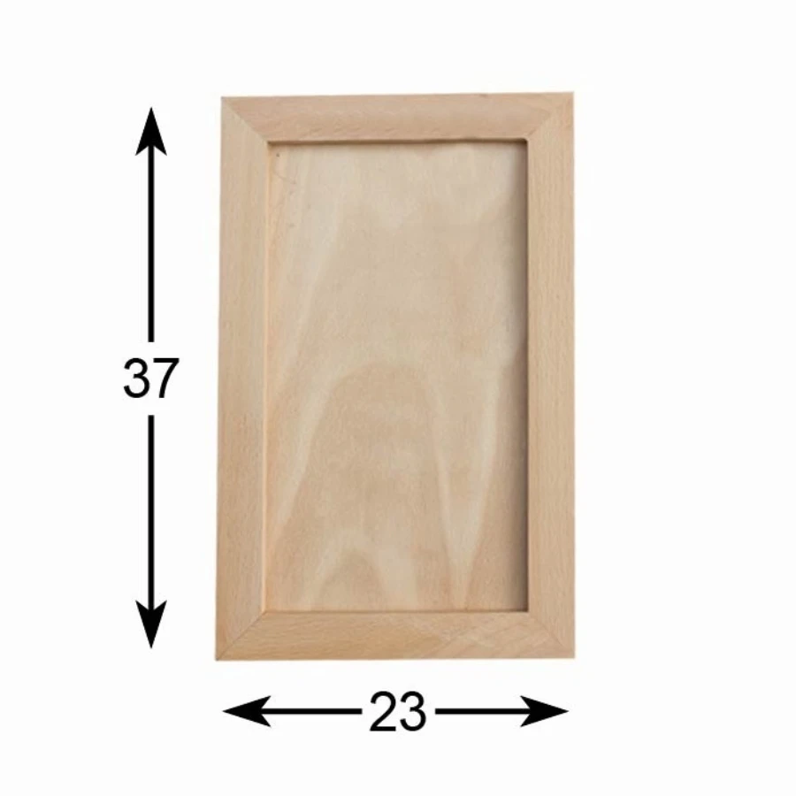 HM11 Medium Rectangle Wood Board, Raw Wood Mdf Board