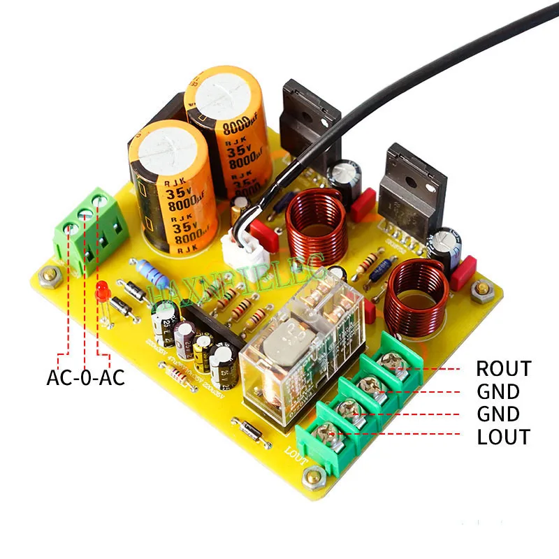 1PCS SK18752 HIFI Audio Power Amplifier Board Assembled AC 14V-24V