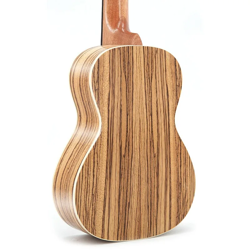 23 Inch Concert Ukulele Zebra Wood 4 String Mini Hawaiian Guitar Ukelele Factory Direct  Musical Instrument for Beginner Student