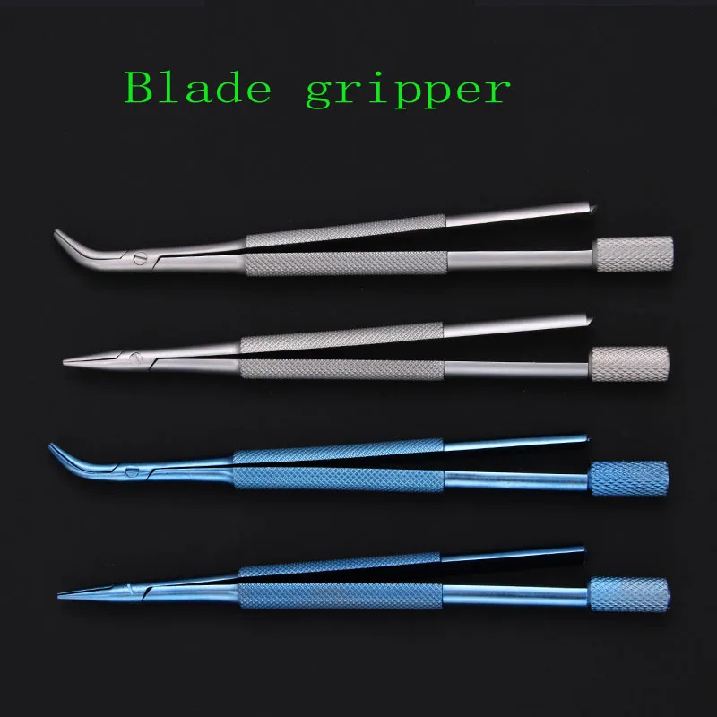 Ophthalmic microsurgical instruments - Blade holders - Fixed blade needle holders - Stainless steel titanium alloy surgical tool