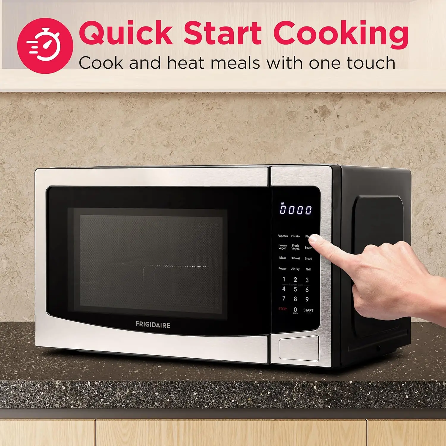 ميكروويف 1.2 قدم مكعب، مقلاة هوائية رقمية، فرن حراري، قلي كومبو بسعة XL، لمسة نهائية من الفولاذ المقاوم للصدأ