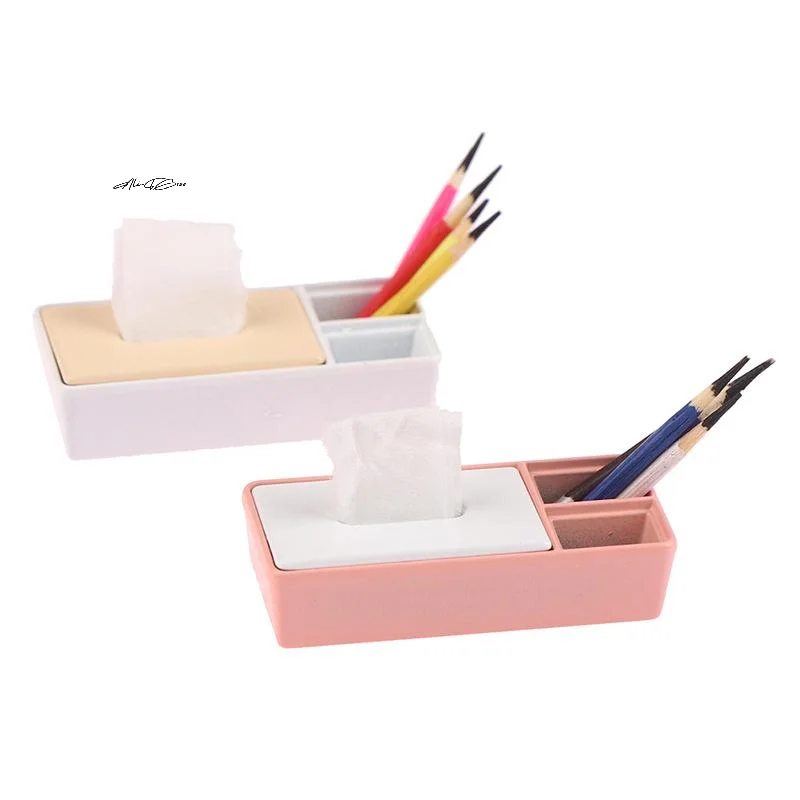

1/12 Scale Miniature Tissue Box Storage Stationery Dollhouse Accessories DIY Decoration for Doll Models