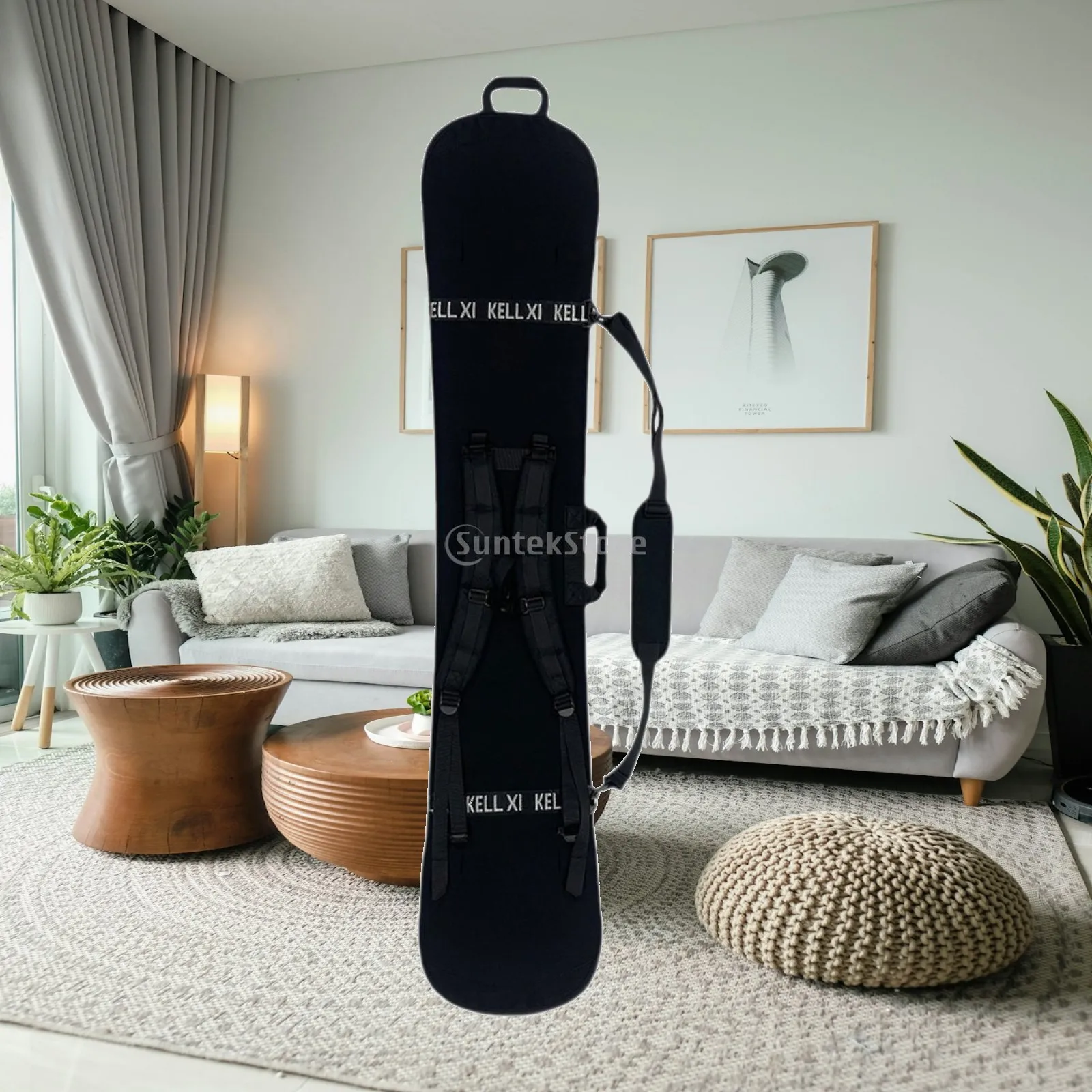 Snowboard Sleeve with Shoulder Straps Snowboard Accessories Soft Cover Transport Wrap Snow Board Cover Snowboard Bag for Travel