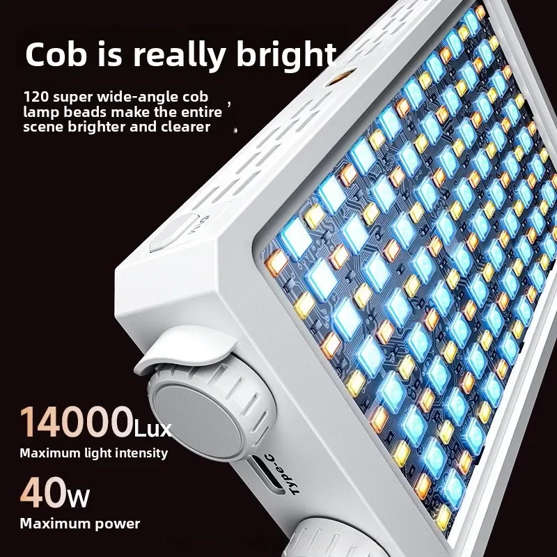 Portable High Bright Pocket LED Light On Camera Fill Lamp Beauty Light for Mobile Vlog Outdoor Shooting Live
