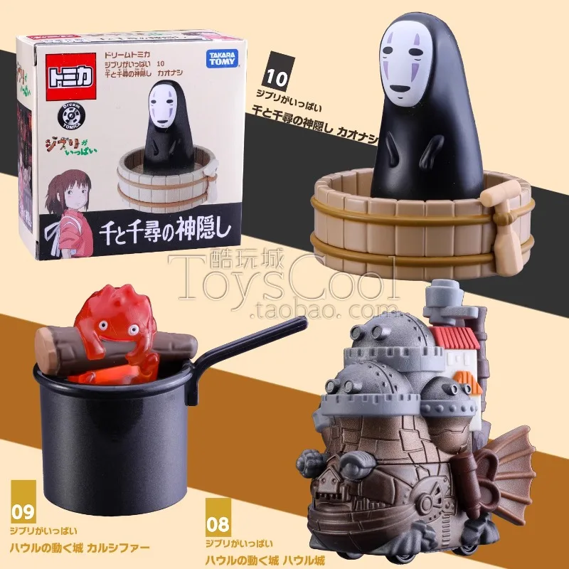 TAKARA TOMY TOMICA Spirited Away Totoro bus Kaihara tram alloy model, children\'s collection toys, holiday gifts for children.