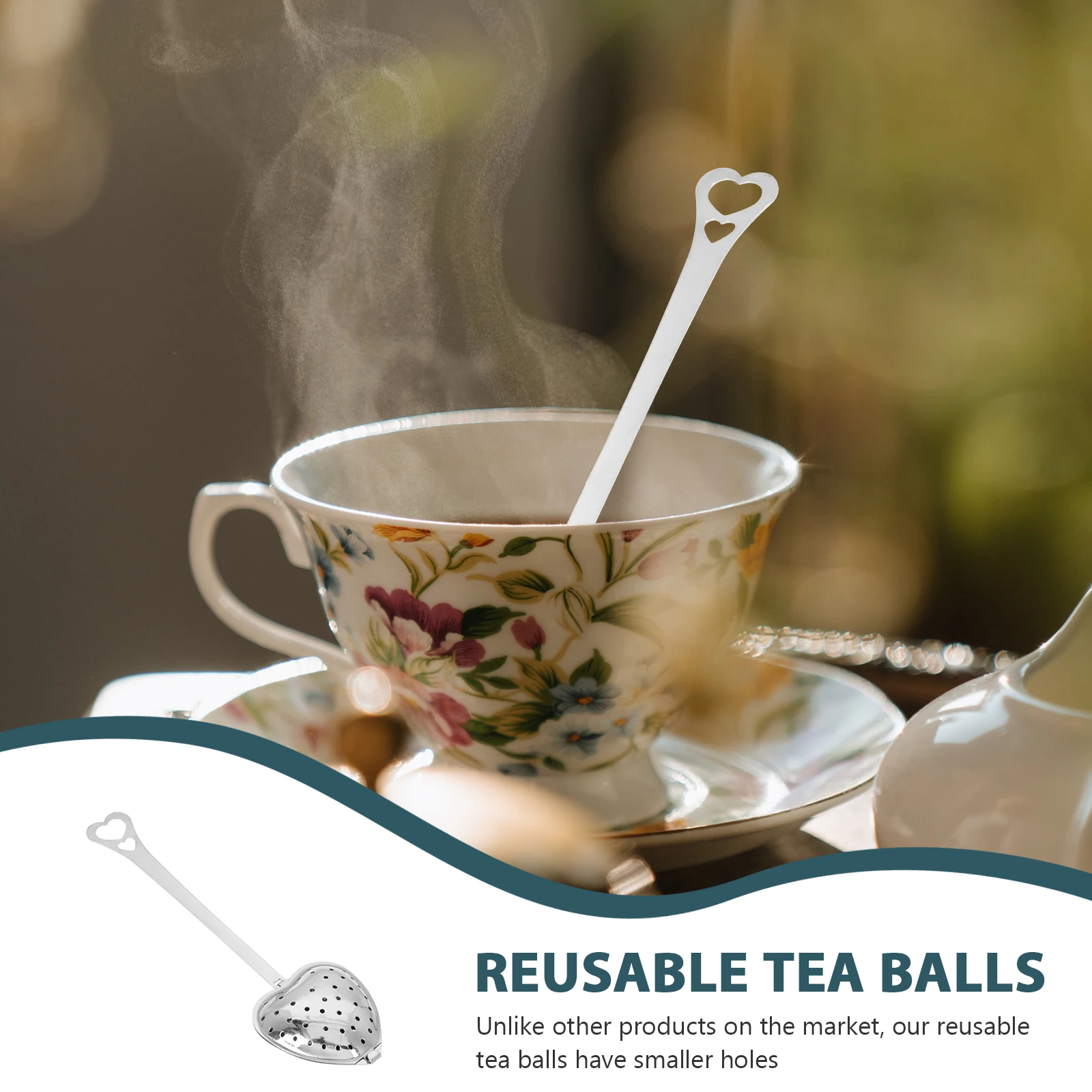 

6pcs Stainless Steel Filter Spoon Strainer Spoon Rust Resistant Tea Making Tool For Brewing High Quality Environmentally