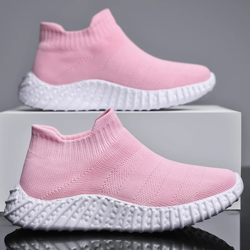 Children\'s Running Sneakers Spring Autumn Comfortable Mesh Breathable Walking Shoes Soft Training Outdoor Sports Shoes for Kids