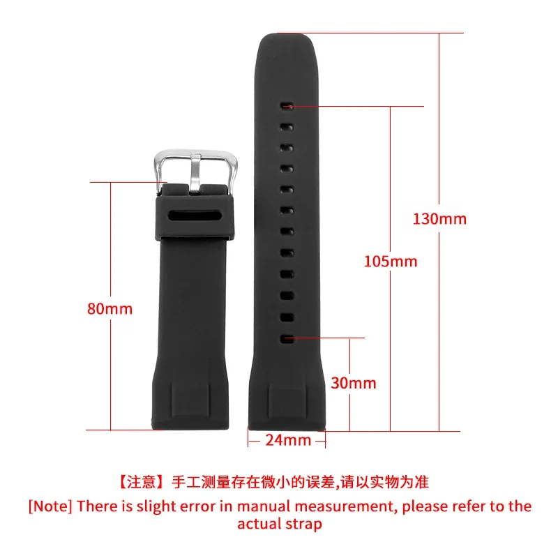 For Casio Mountaineering Replace Watch Strap PRW-6600 PRG-600/650y Solid Stainless Steel Buckle Waterproof Silicone Watchband